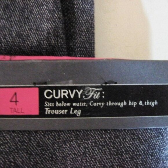 Apt 9~Womens Size 4Tall~Curvy Heather Gray~2 Pockets~Spandex~Zipper~New W/Tags - Picture 9 of 10